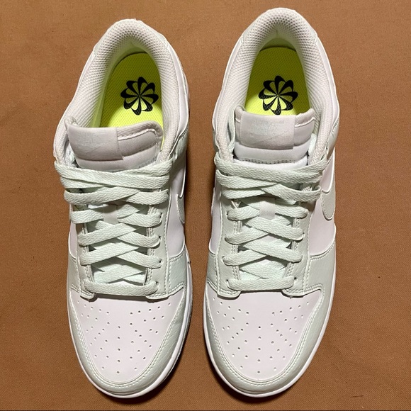 NEVER WORN Nike Dunk Low Next Nature White/Mint 🌿 DN1431-102 - Picture 4 of 13